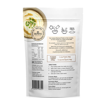 Instant Pure Potato Mash - Dairy Free
